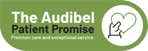 The Audibel Patient Promise Premium care and exceptional service.